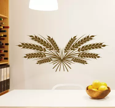 Muurstickers planten Tarwe oren - TenStickers