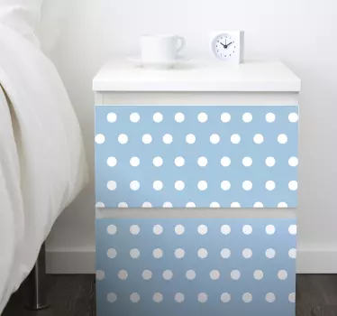 Slaapkamer meubel sticker cirkel patronen - TenStickers