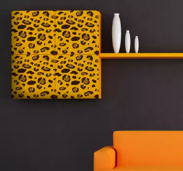 Meubel sticker luipaard print - TenStickers
