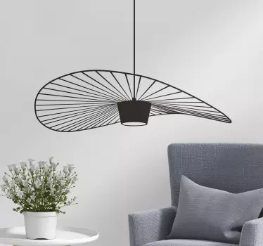 Muurdecoratie stickers Moderne lamp - TenStickers