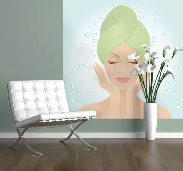Ontspannende spa-ervaring fashion sticker - TenStickers