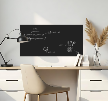Op maat gemaakt schoolbord vinyl stickervel kleuren - TenStickers
