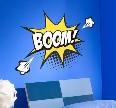 Popart Boom muursticker - TenStickers