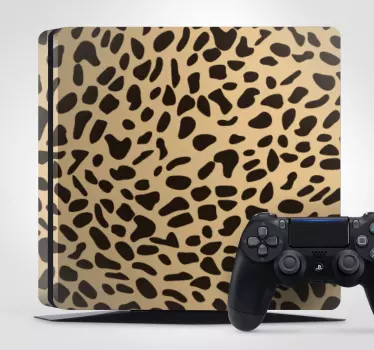 Ps4 sticker dierenprint hoes - TenStickers