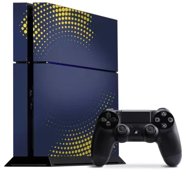 Ps4 sticker dotted console cover - TenStickers