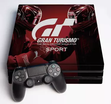 Ps4 sticker driving simulator kunstwerk - TenStickers