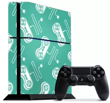 Ps4 sticker gamer controlepatroon - TenStickers
