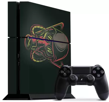 Ps4 sticker gasmasker decal - TenStickers