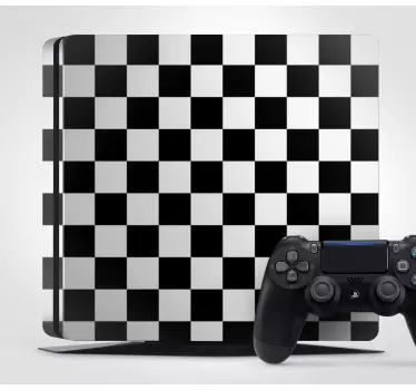 Ps4 sticker geblokt patroon - TenStickers
