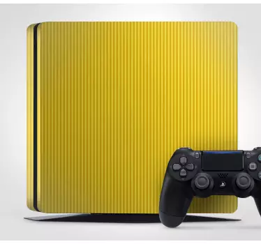 Ps4 sticker gele ribbelhoes - TenStickers