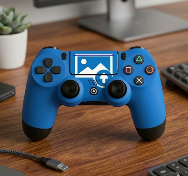 Ps4 sticker gepersonaliseerde ps4 controller - TenStickers