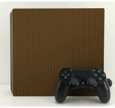 Ps4 sticker gestreept bruin patroon - TenStickers