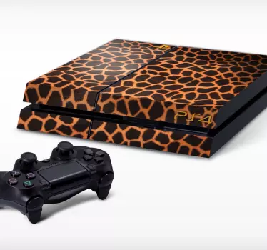 Ps4 sticker giraffe patroon hoes - TenStickers