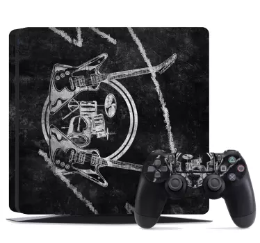 Ps4 sticker gitaar drumstel - TenStickers