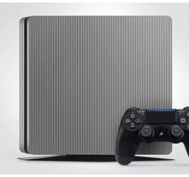 Ps4 sticker gladde grijze hoes - TenStickers