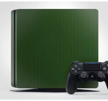 Ps4 sticker groene gestreepte barrière - TenStickers