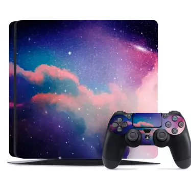 Ps4 sticker hemelse wolken motief - TenStickers