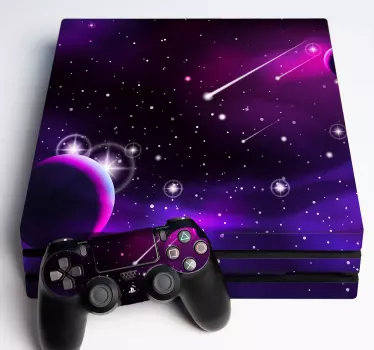 Ps4 sticker kosmisch avontuur - TenStickers