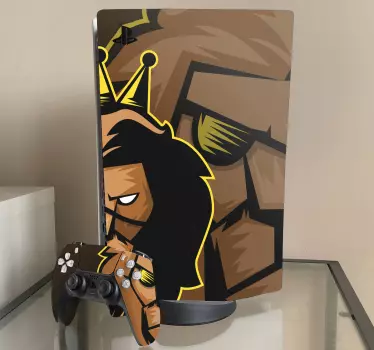 Ps4 sticker leeuwenkoning graphics - TenStickers