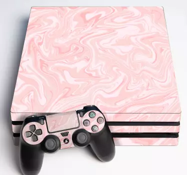 Ps4 sticker marmerpatroon ontwerp - TenStickers