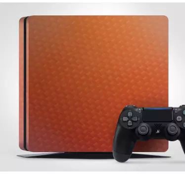 Ps4 sticker oranje textuur display - TenStickers