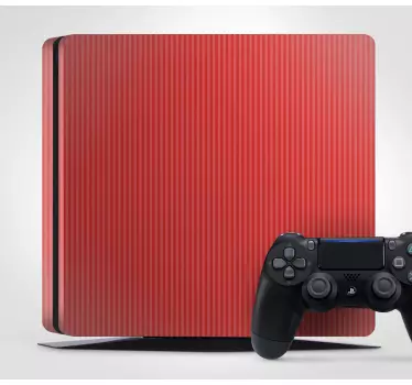 Ps4 sticker rode gestreepte oppervlakte - TenStickers