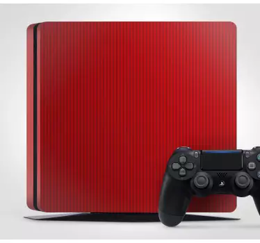 Ps4 sticker rode gestreepte skin - TenStickers