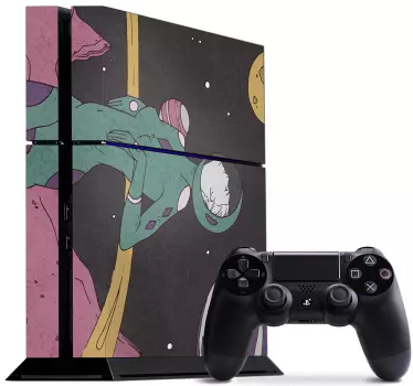 Ps4 sticker ruimte avontuur thema - TenStickers