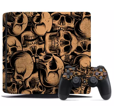 Ps4 sticker skull collectie - TenStickers