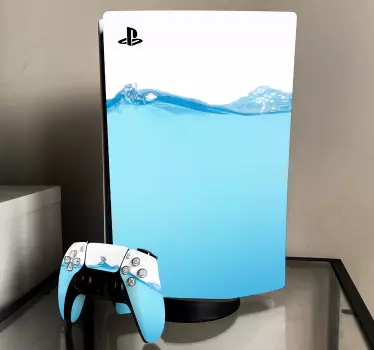 Ps5 sticker aqua golf thema - TenStickers
