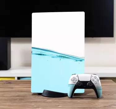 Ps5 sticker aqua golfgolf - TenStickers