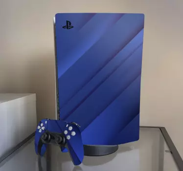 Ps5 sticker blauwe console cover - TenStickers