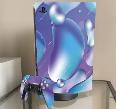 Ps5 sticker bubbeltjespatroon - TenStickers
