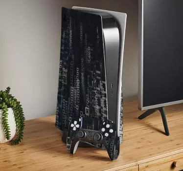 Ps5 sticker digitale circuit overlay - TenStickers