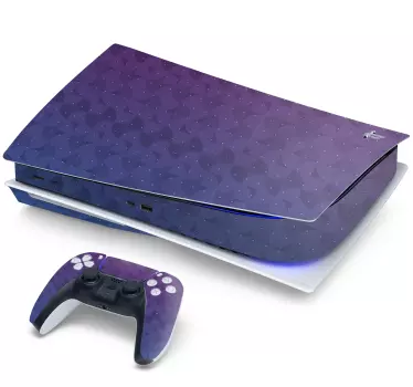 Ps5 sticker geometrische print folie - TenStickers