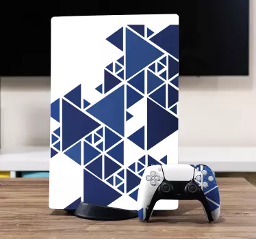 Ps5 sticker geometrische videospelcover - TenStickers