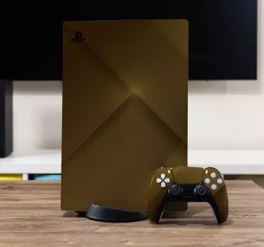 Ps5 sticker gouden spelhoes - TenStickers