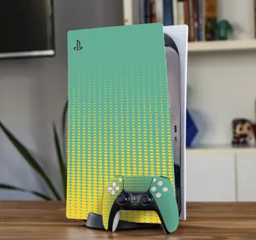 Ps5 sticker kleurrijk console ontwerp - TenStickers