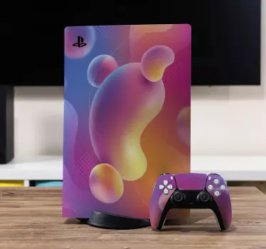Ps5 sticker levendige vorm accessoires - TenStickers