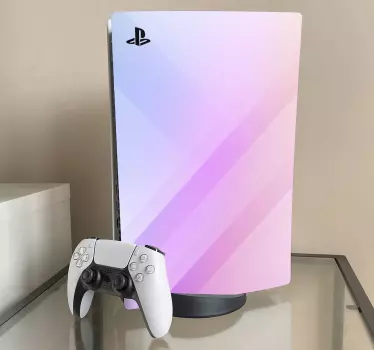 Ps5 sticker met een verloopkleurafwerking - TenStickers