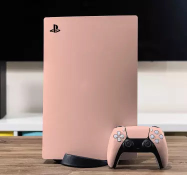 Ps5 sticker peach game accessoires - TenStickers