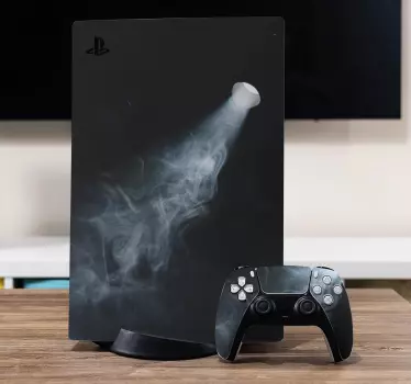 Ps5 sticker rokerige lichten effect - TenStickers
