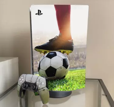 Ps5 sticker voetbalspel actie - TenStickers