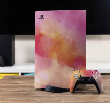 Ps5 sticker waterverf gradient - TenStickers