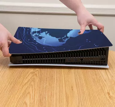 Ps5 sticker wereldwijde verbinding - TenStickers