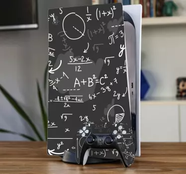Ps5 sticker wiskundige formules - TenStickers