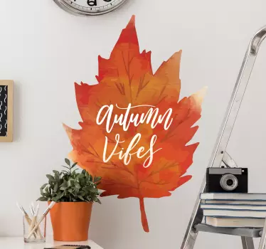 Raamsticker herfst autumn vibes - TenStickers