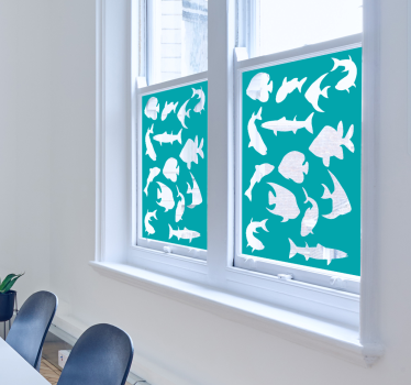 Raamsticker kinderkamer vissen - TenStickers