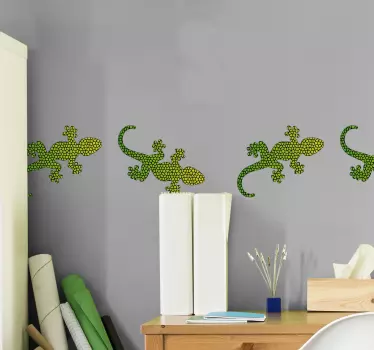 Tienerkamer muursticker hagedis collectie - TenStickers