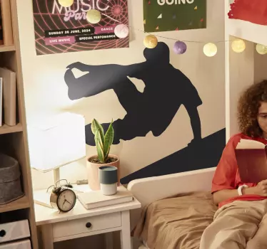 Skater Muursticker - TenStickers